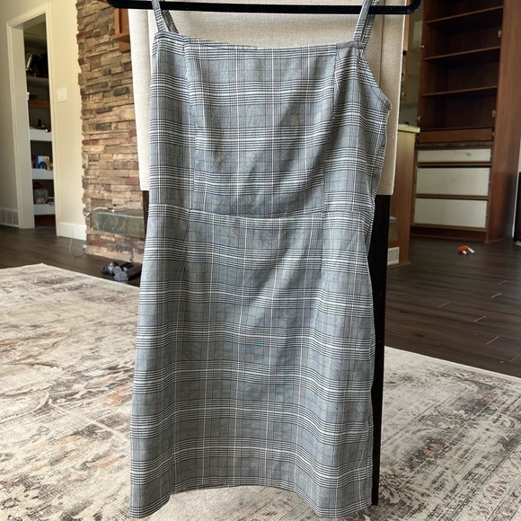 MACCS THE LABEL  plaid mini dress - Picture 3 of 5